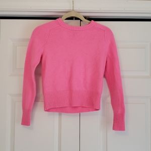 Hot pink J Crew sweater